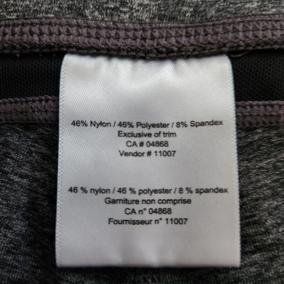 MEC Lotus Capris Activewear Running Yoga Climbing Gray – size M - Picture 6 of 10